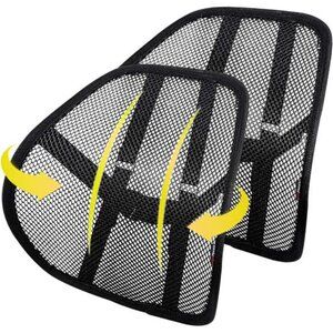 kingphenix Lumbar Support (2 Pack) with Breathable Mesh, Suit for Car, Office